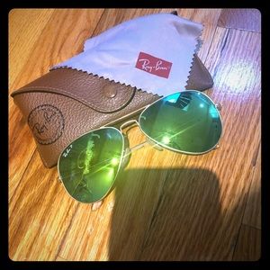 Rayban polarized aviators